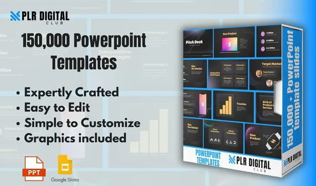 PowerPoint Templates with master resell rights plr digital club resell rights 