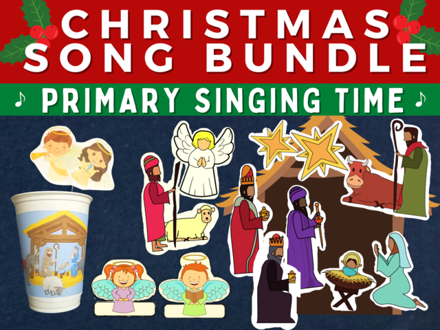 Christmas Primary Singing Time Ideas &amp; Primary Song Activities