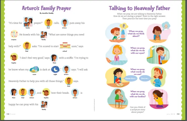 prayer picture story talking to god kids prayer printable