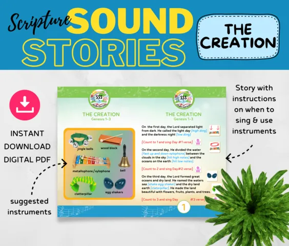 the days of creation story for kids
