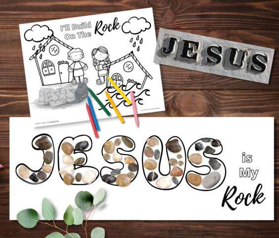 Parable of the Wise & Foolish Builders Bible Parable Lessons for Kids