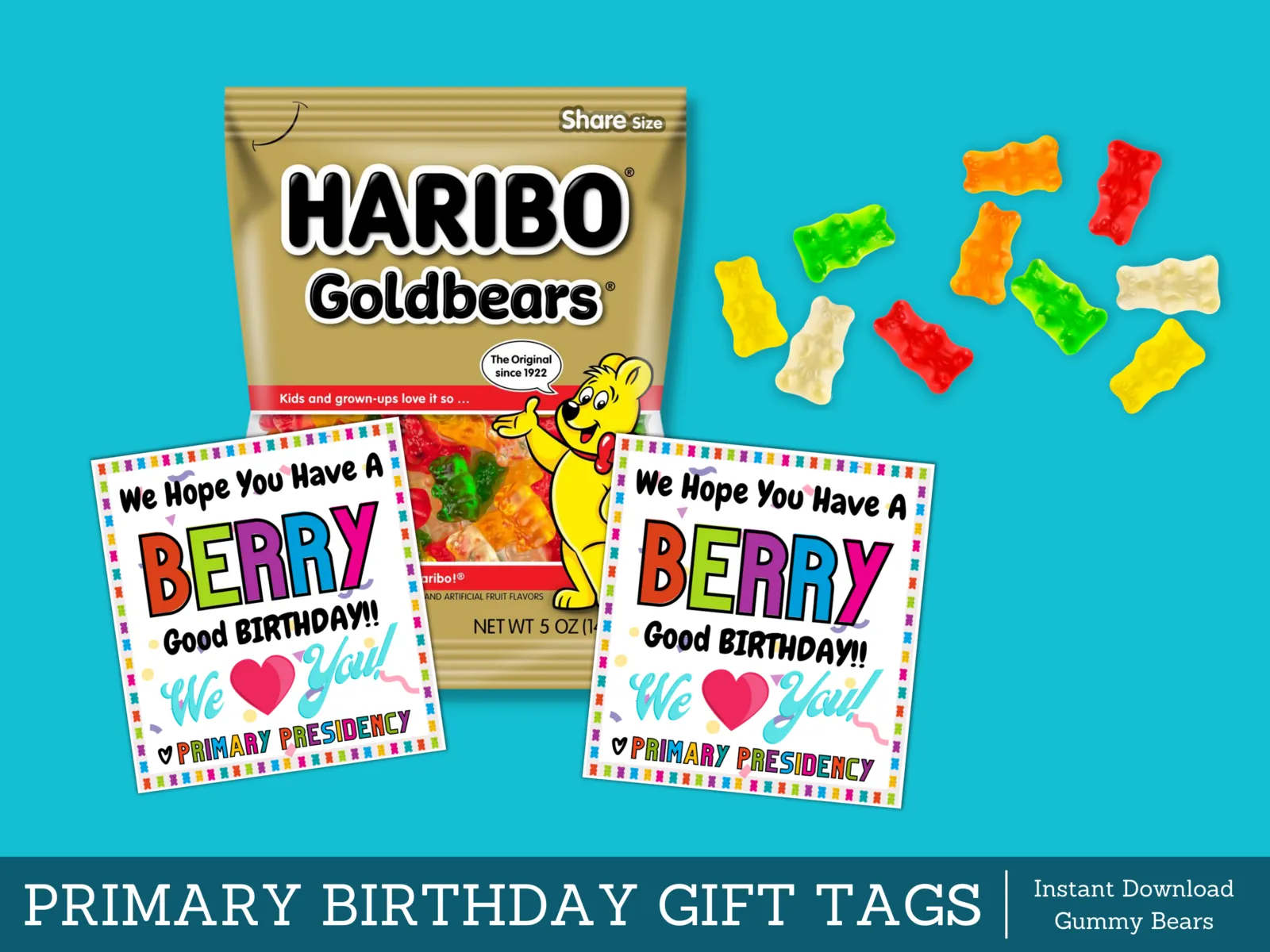 primary birthday gift idea gummy bears
