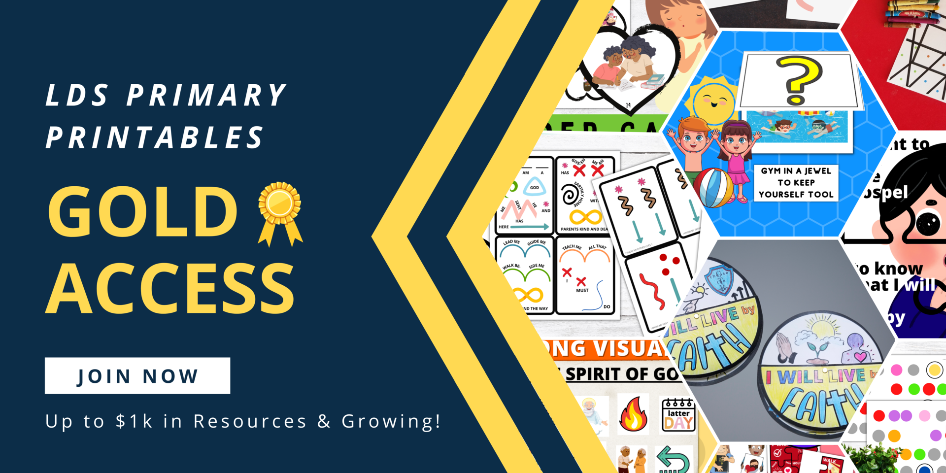 Gold Library Access - LDS Primary Printables