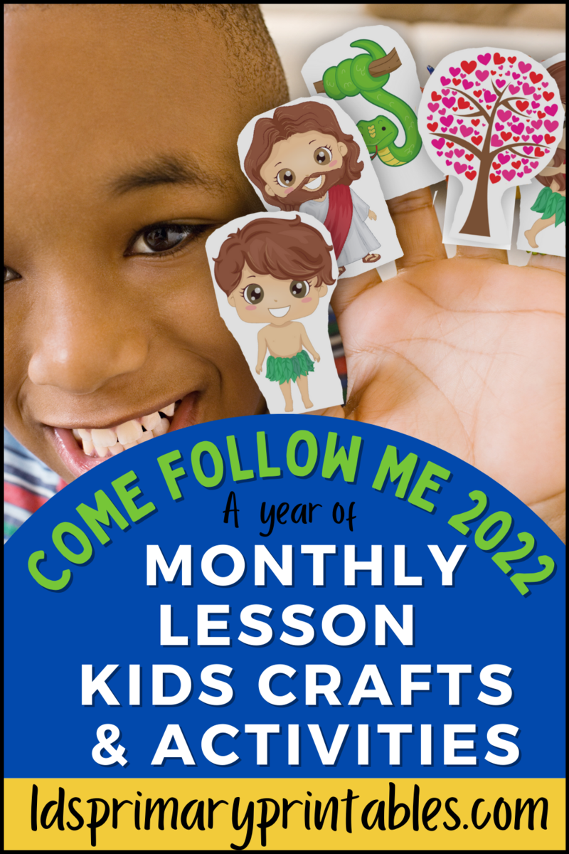 Come Follow Me 2022 Old Testament Lesson Activities and Printables