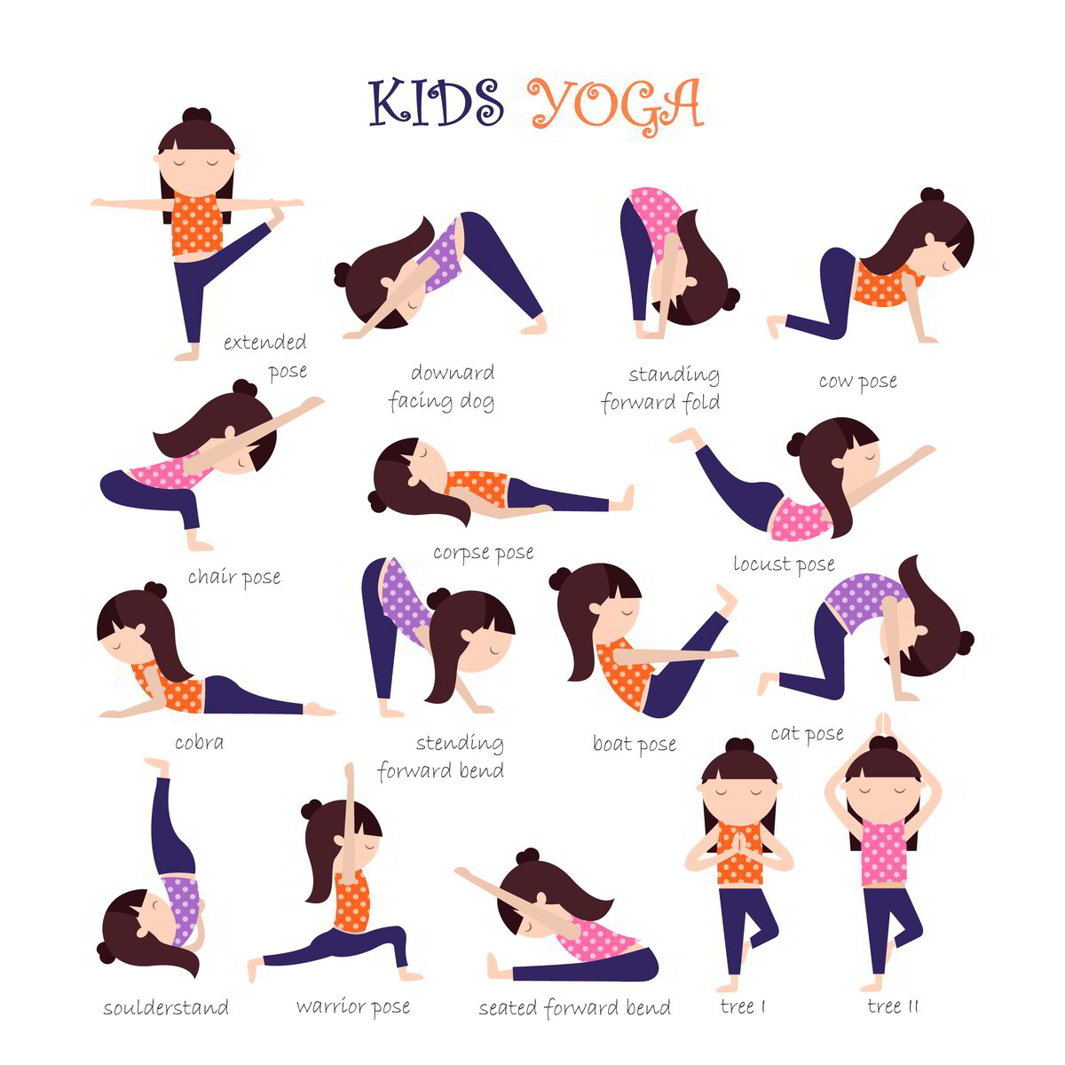 Primary Singing Time Yoga: Free Kids Yoga Cards Printable