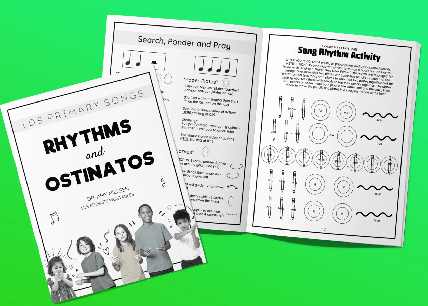 lds primary songs rhythms and ostinatos book for primary music leaders primary singing time ideas