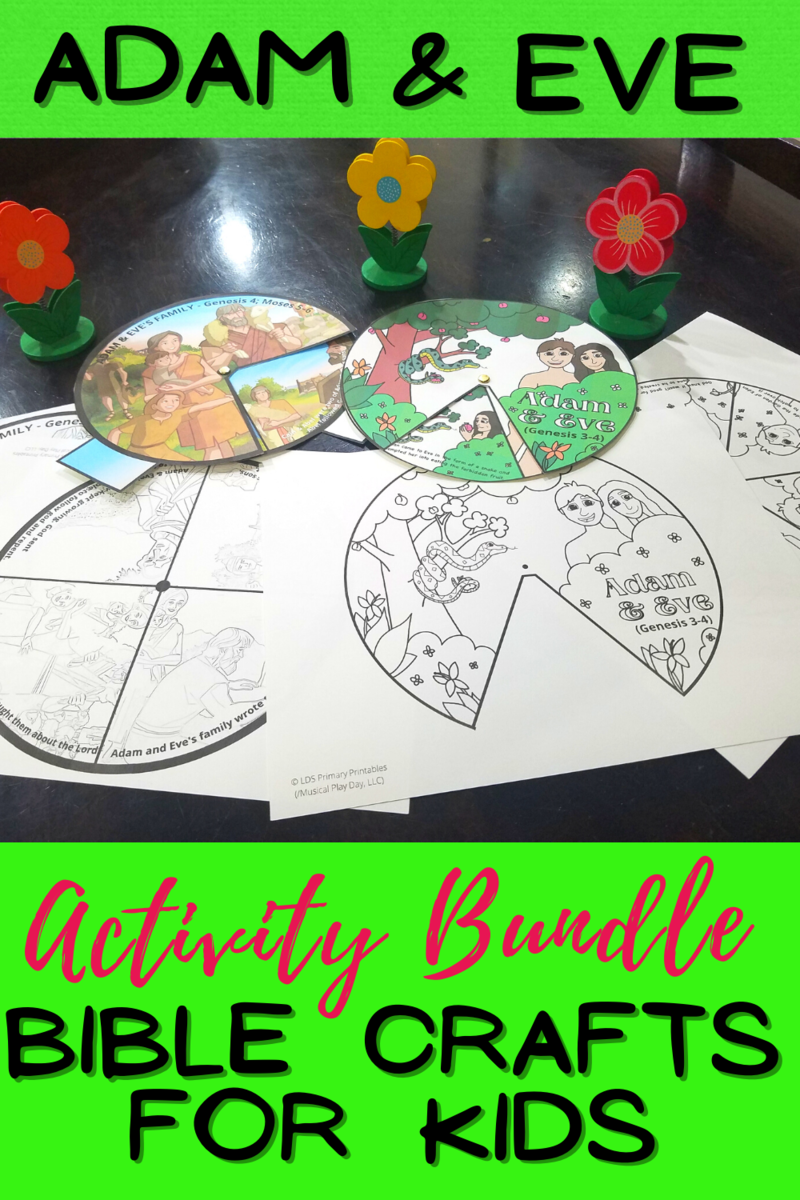 Adam And Eve Bible Story Acitivties And Crafts For Kids