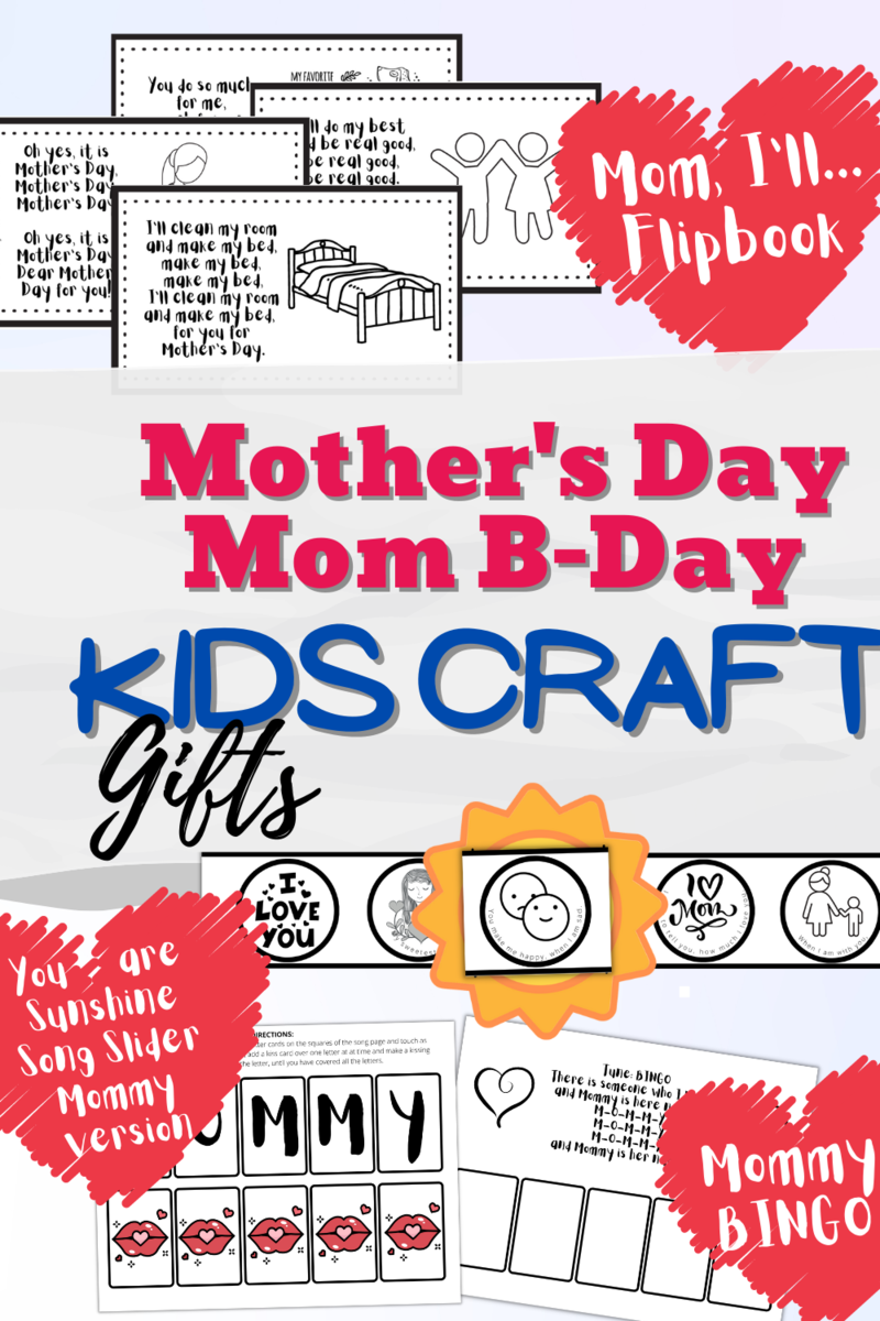 Fathers and Mothers Day Kids DIY Crafts & Gift Ideas