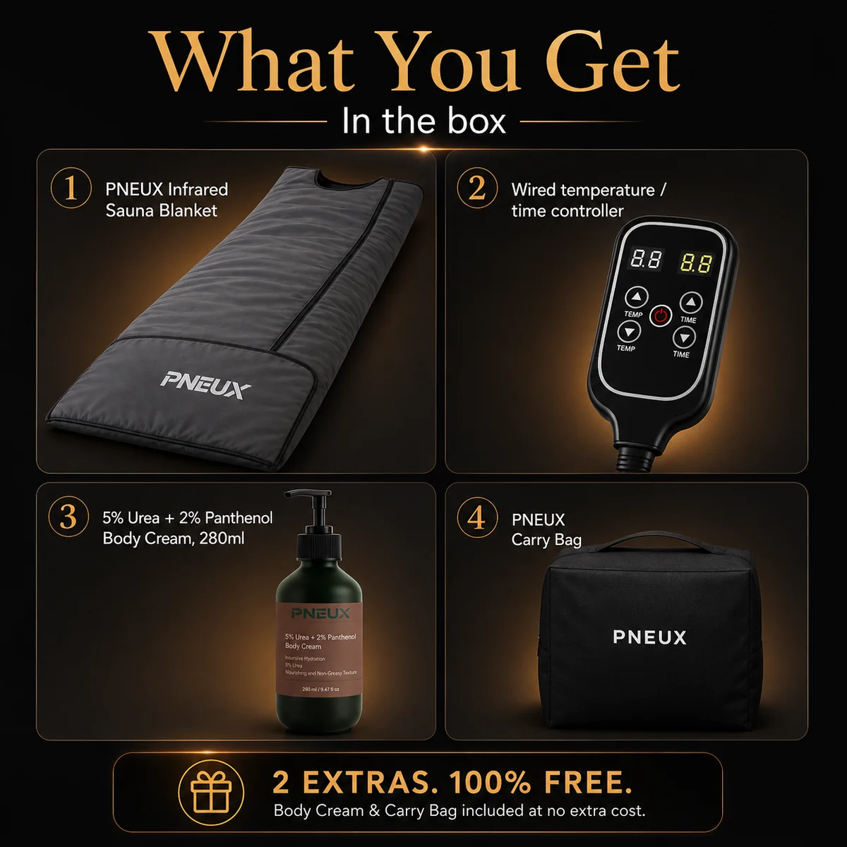 PNEUX Infrared Sauna Blanket | Full-Body Heat Therapy at Home
