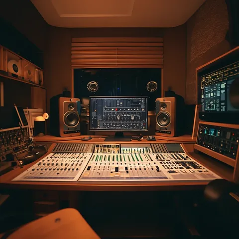 Music Studio Control Room