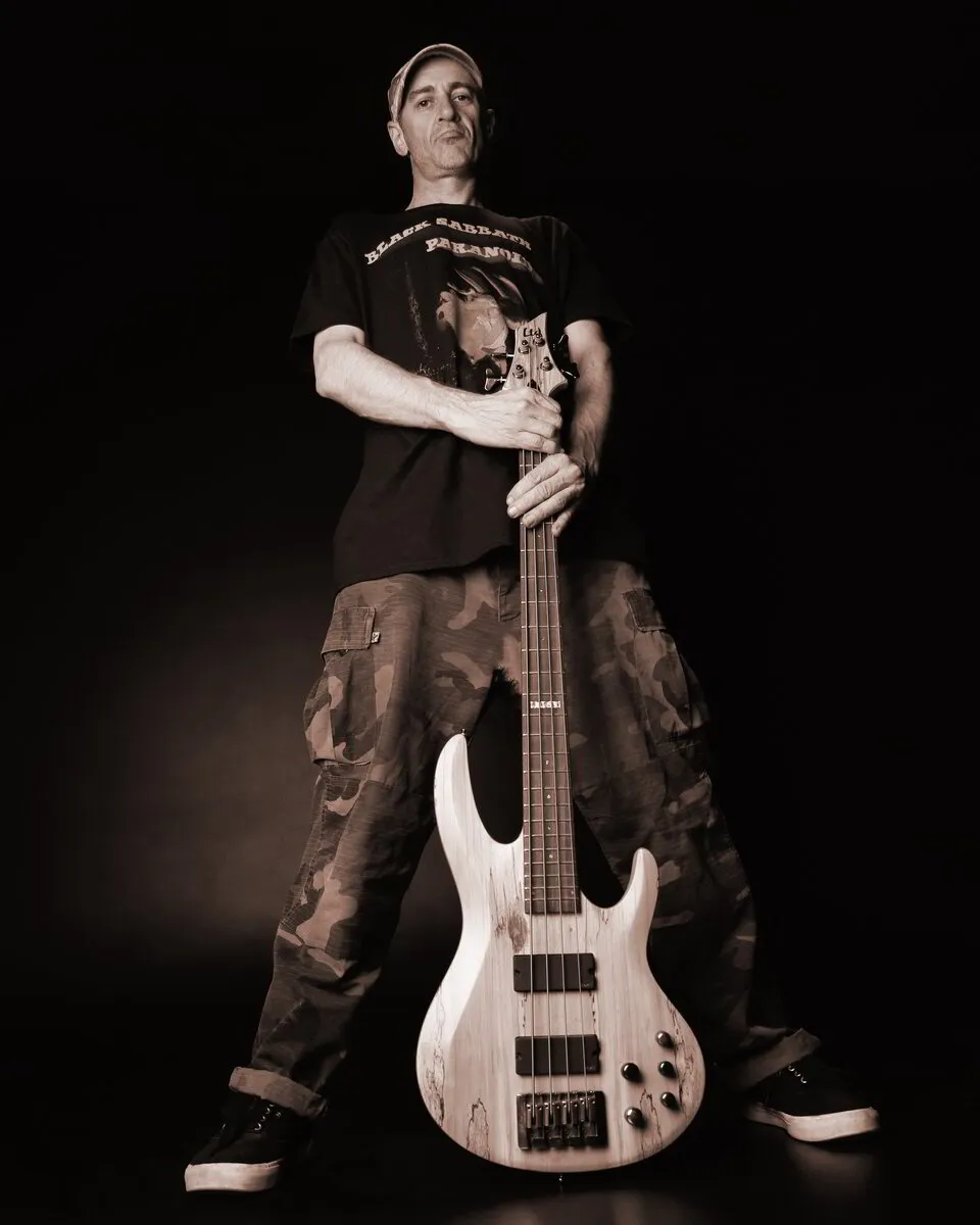 That's me with my 'bass face' and my favorite bass!