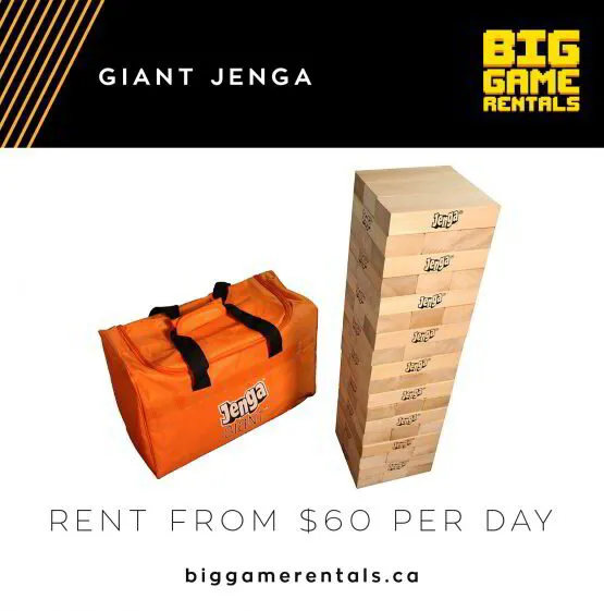Life Size Jenga for Rent