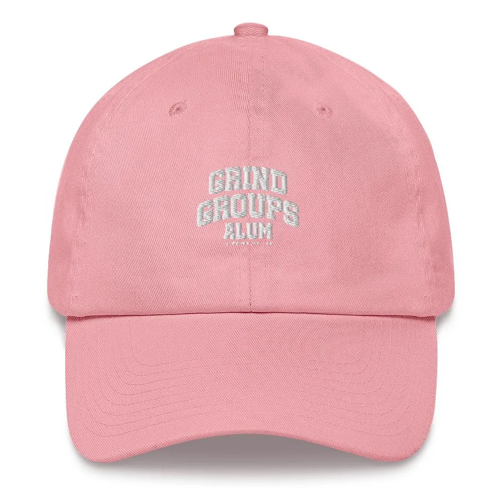 Embroidered "Grind Groups Alum" Dad Hat