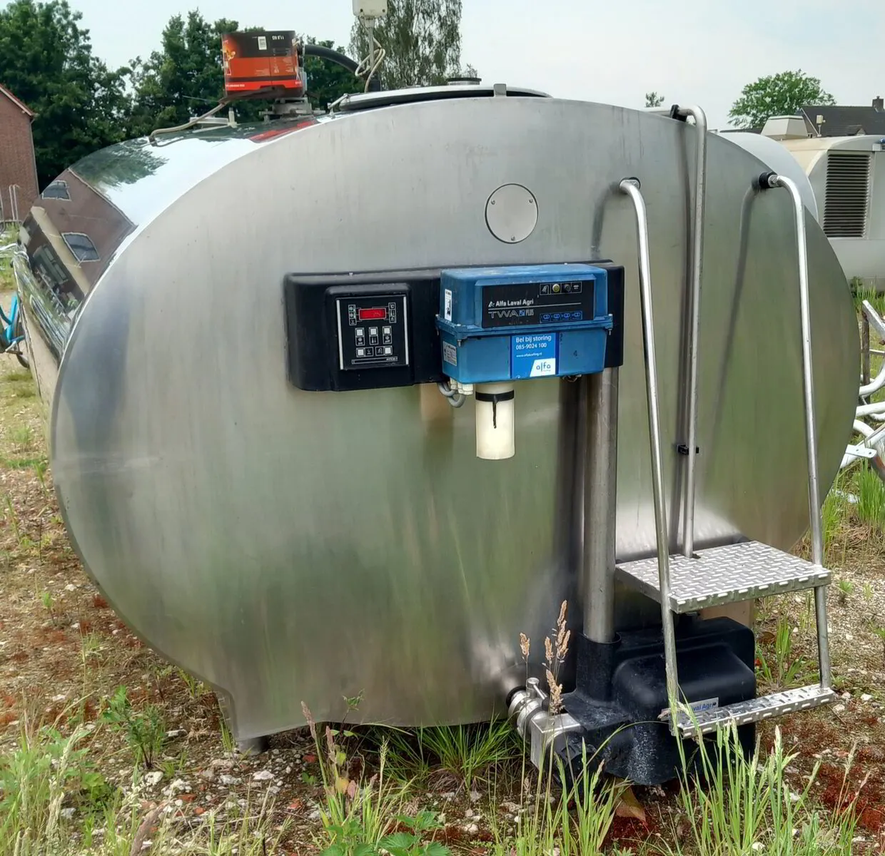 Mueller o-2000, 8.000 liter milk cooling tank