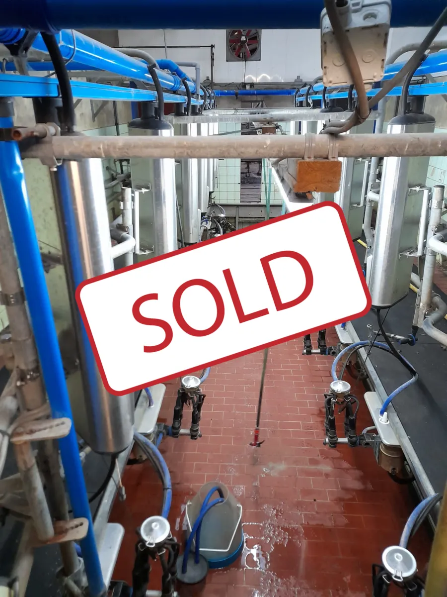 "Sold" DeLaval 2x6 milking parlour