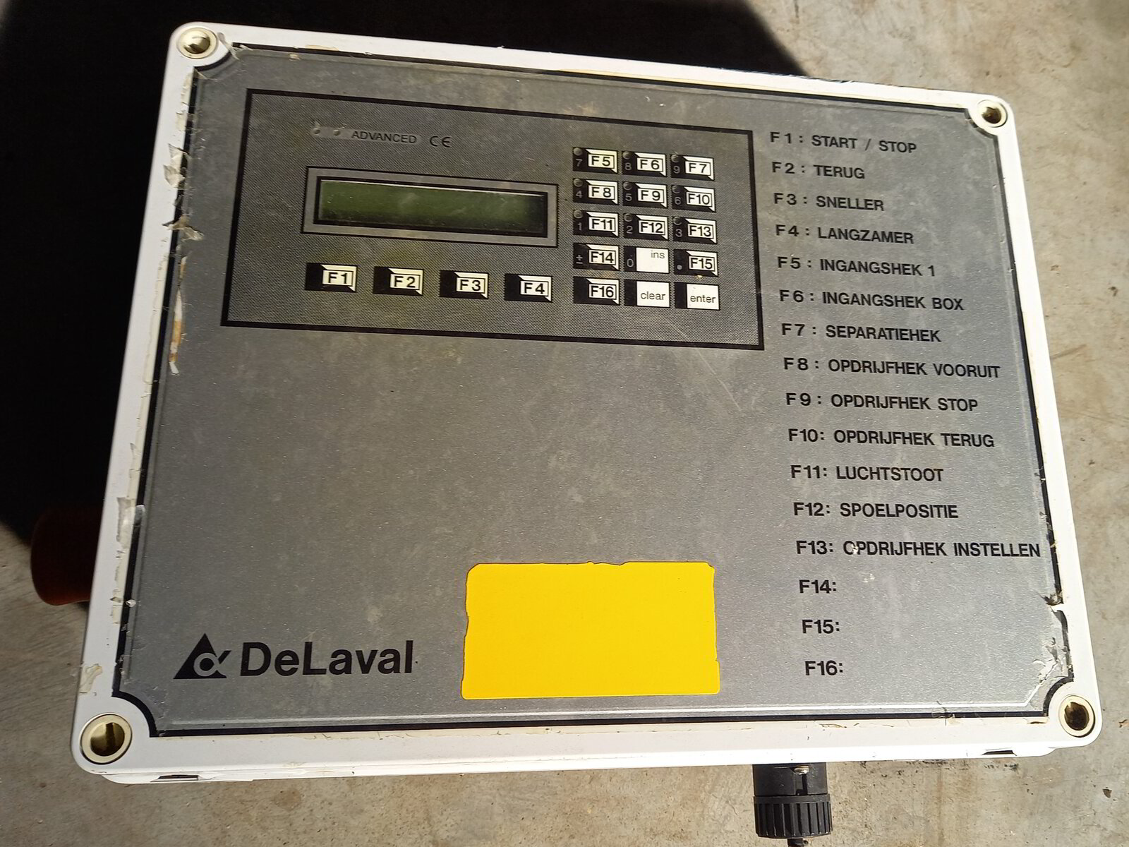 Delaval Rotary Milking Parlor Control Panel