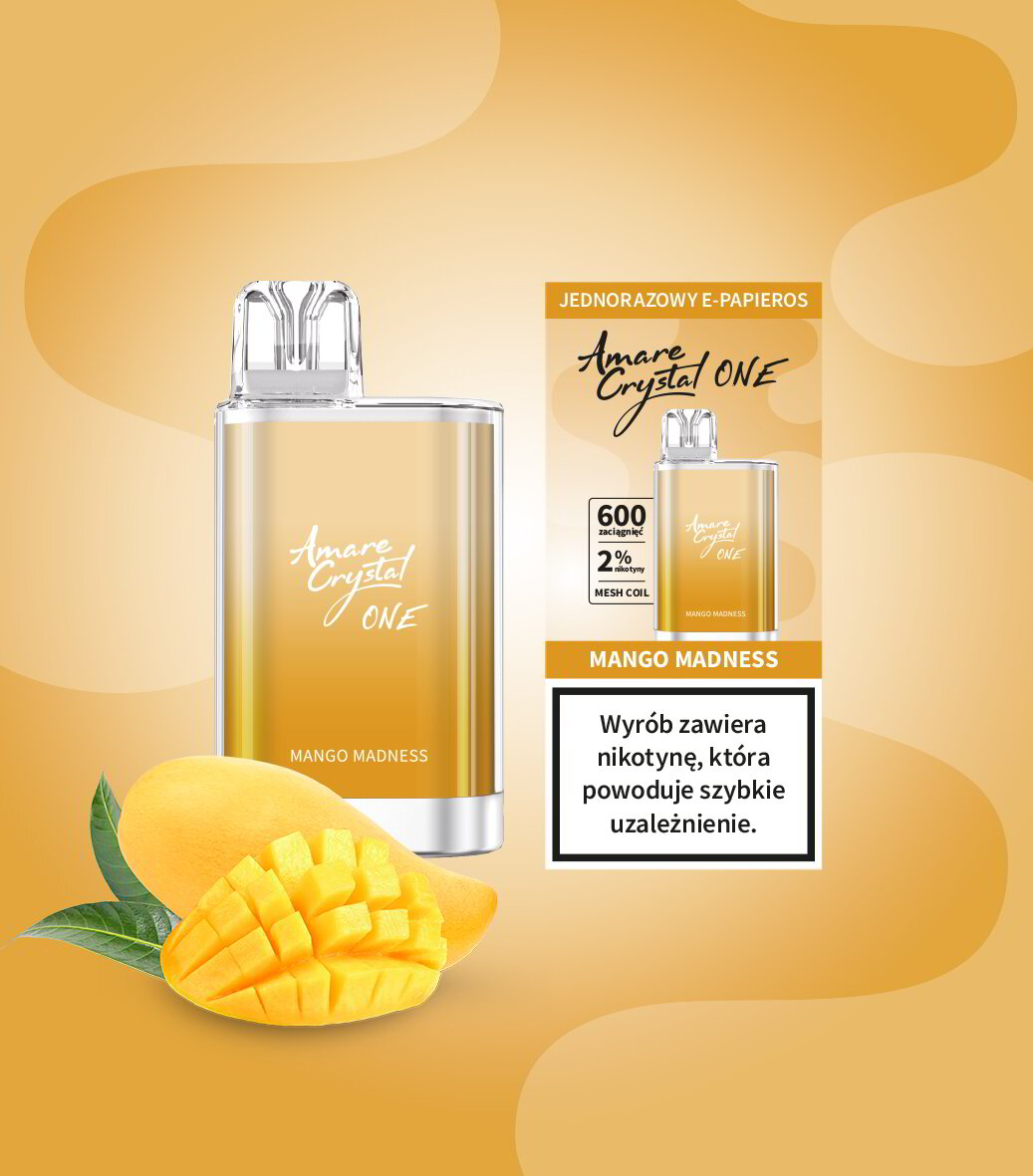 Crystal Amare One Mango Madness 21 50 zł netto