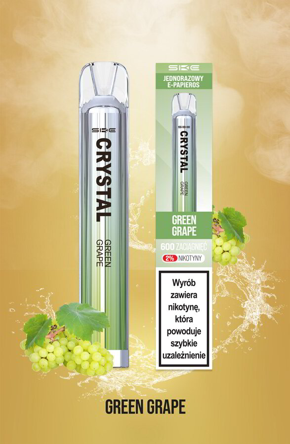 【Crystal H 】CDT Grape Monste 1ml Crystal Green Grape od 17 zł netto