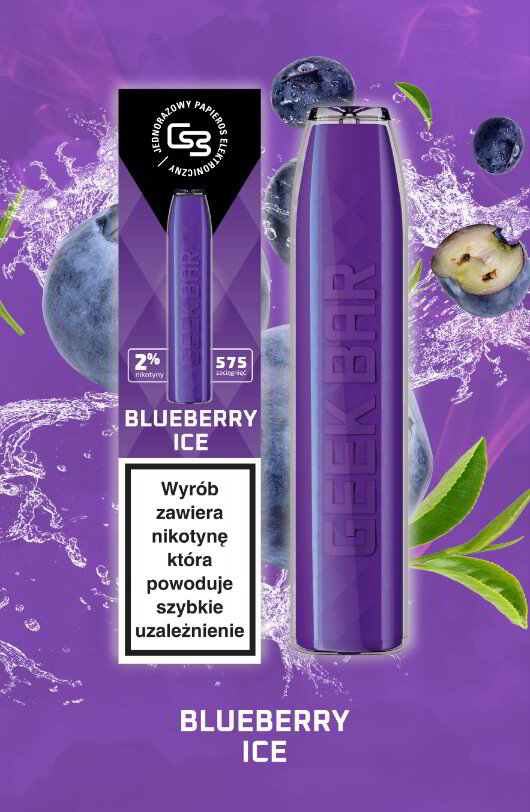 Klasyczny Berry Ice e-papieros w Żabka