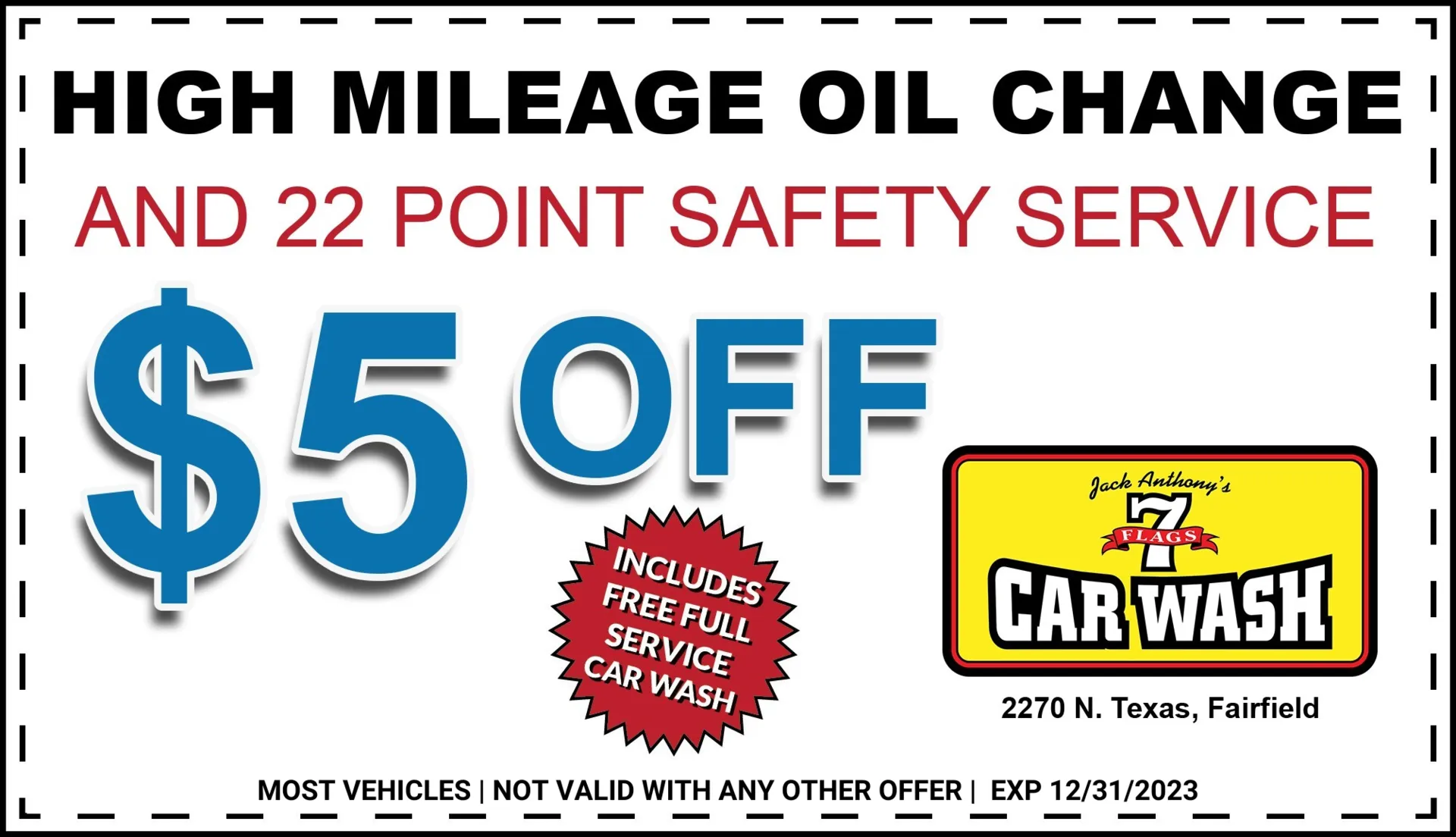 Oil Change Coupons - Car Wash Coupons - Scrub-A-Dub Coupons