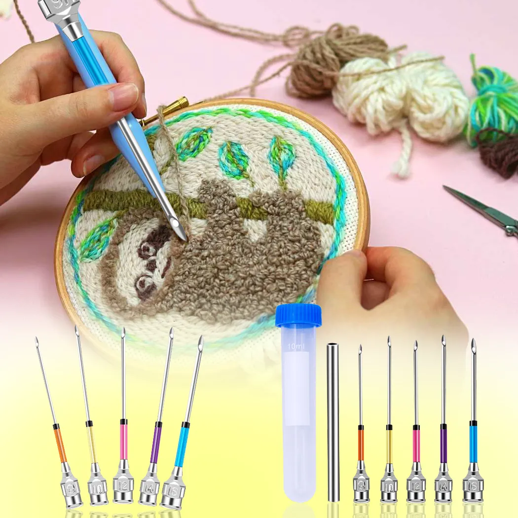 X4 Punch Needle Set Discounted offer with free threads