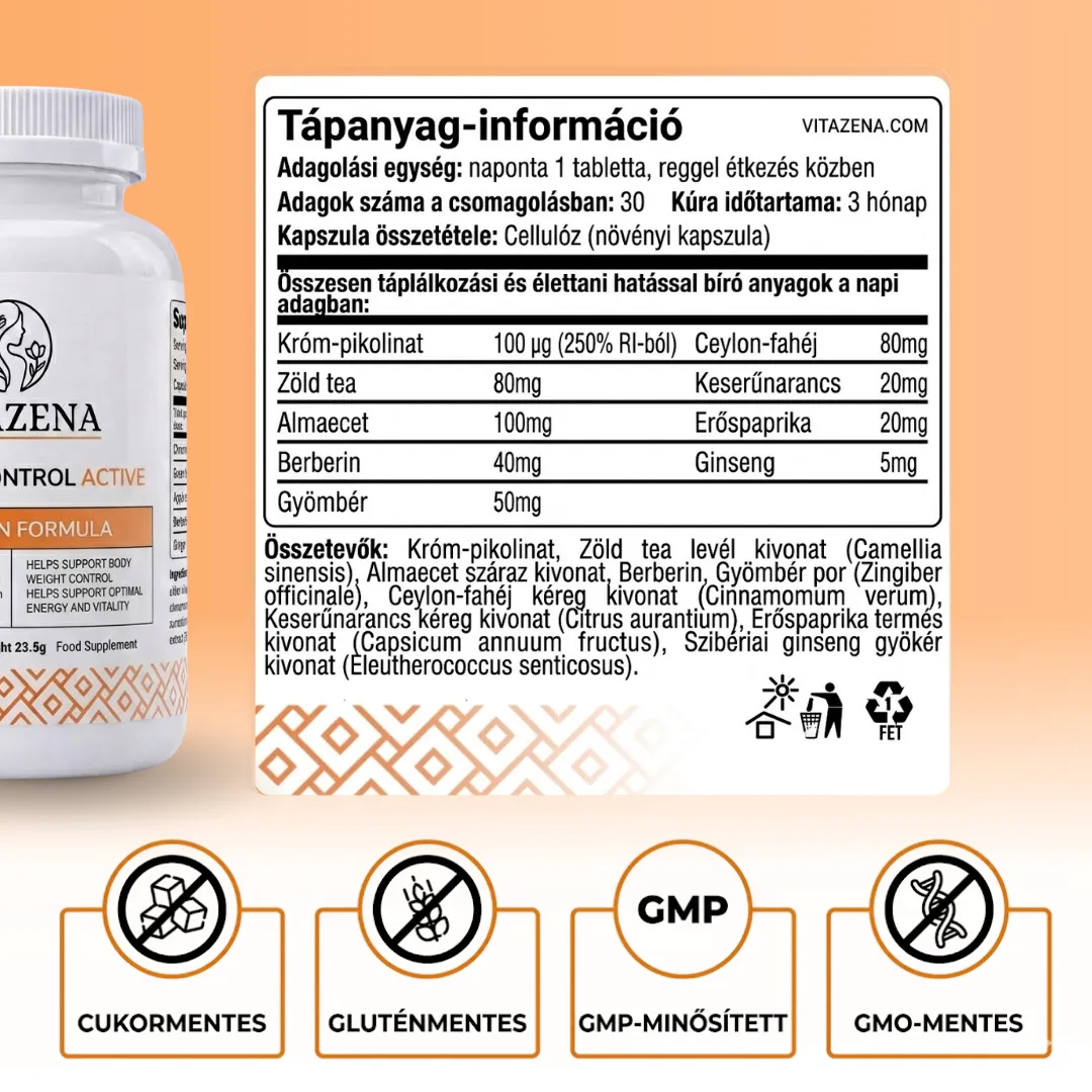 Appetite Control Active - Az étvágy szabályozására és a testsúly csökkentésére