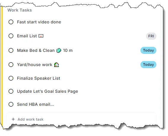 Let's Goal daily task planning