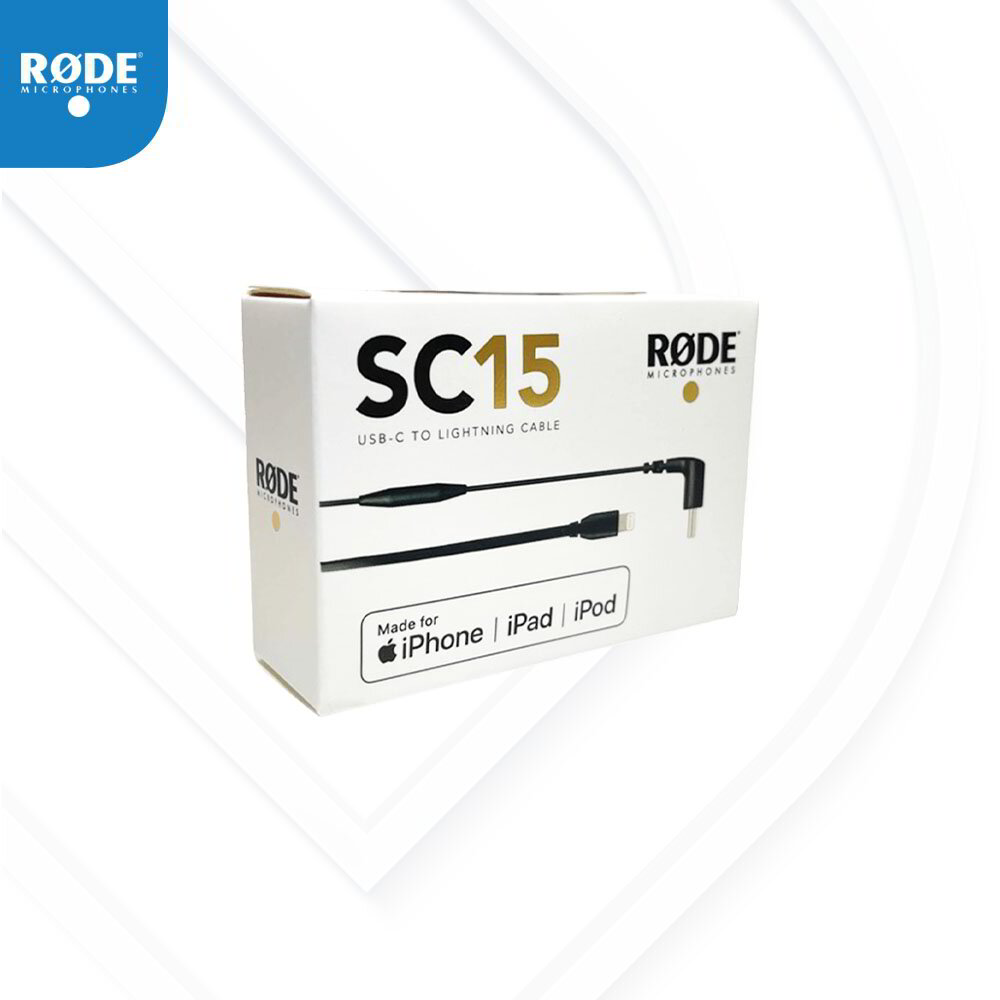 radioactiviteit Frustratie hoofdpijn RODE SC15 Lightning USB Type-C to Lightning Accessory Cable 30cm (11.8")