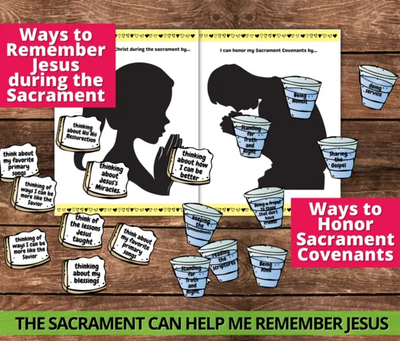 sacrament lds kids lesson printables come follow me families and lds primary