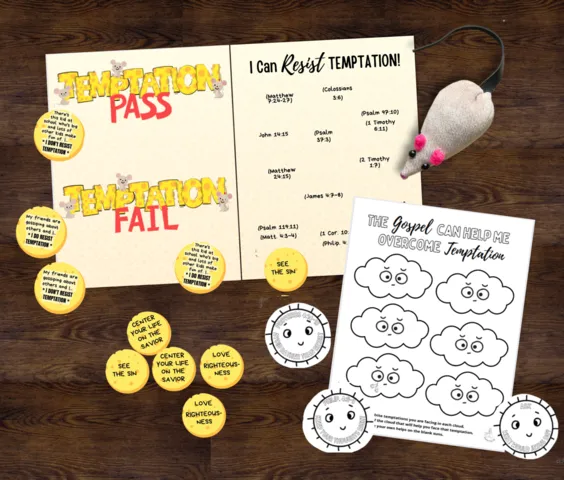 Temptation Lesson Ideas, Activities, Crafts & Resources for Kids