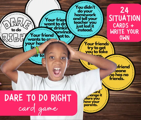 dare to do right obedience card game kids bible printable come follow me lds