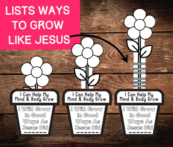 Luke 2:52 jesus grew in wisdom jesus once was a little child kids bible printable kids bible printables, come follow me lds primary songs