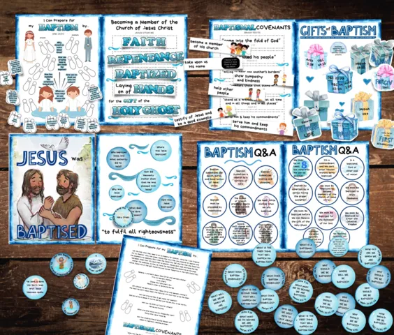 jesus baptism kids bible printable game come follow me lds primary