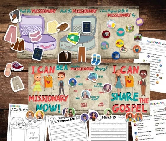missionary kids religious printables kids bible games and come follow me lds