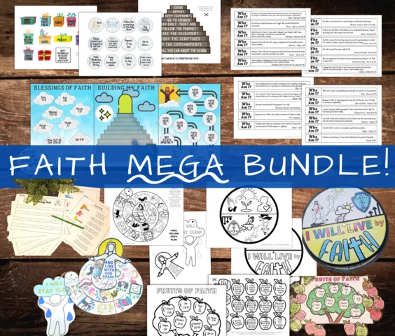 faith kids bible lesson mega bundle game printables