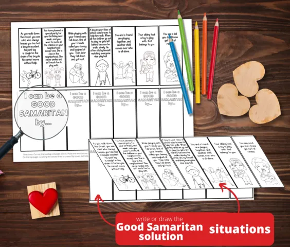 good samarian band aid bible lesson craft for kids
