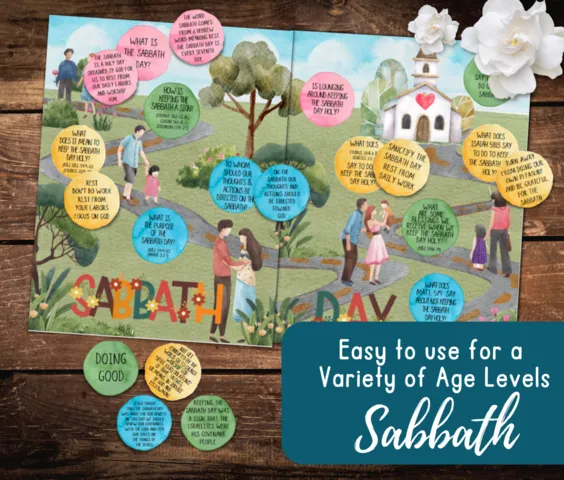 keep sabbath day holy kids bible lds come follow me primary families craft printable folder game