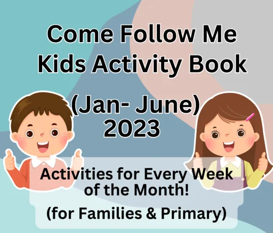 come follow me kids activity printables