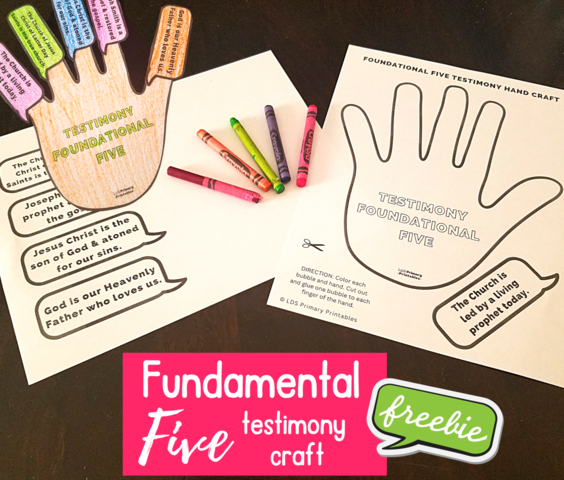 Testimony Lesson Resource Ideas & Activities (Come Follow Me Families ...