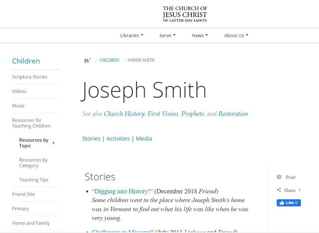 Restoration of the Gospel - Joseph Smith Lesson Ideas &amp; Resources for Kids