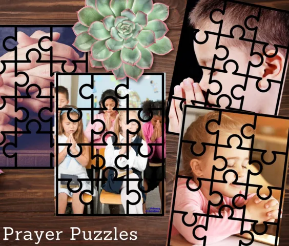 prayer puzzles bible printable for kids come follow me primary singing time