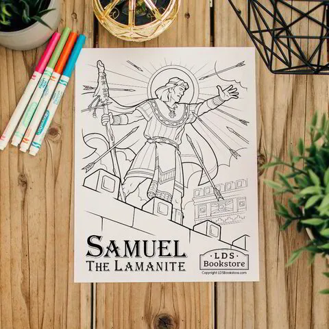 Samuel the laminate coloring page