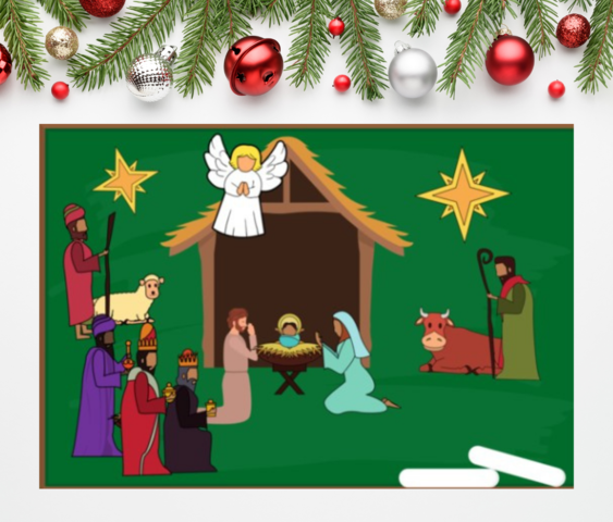 Away in a Manger Primary Singing Time Ideas