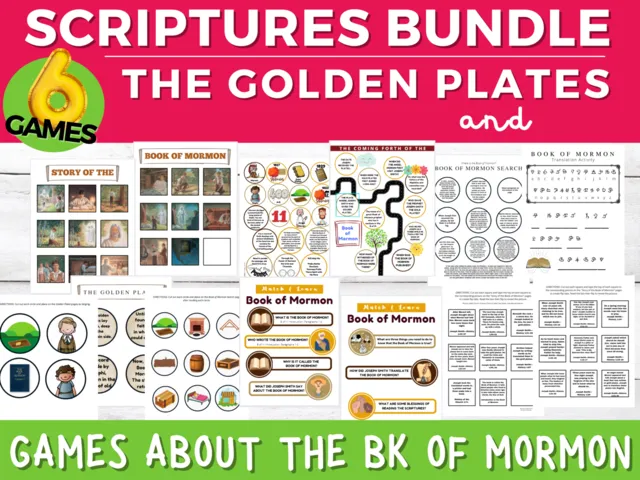 Scripture Lesson Resource Ideas & Activities (Come Follow Me Families ...