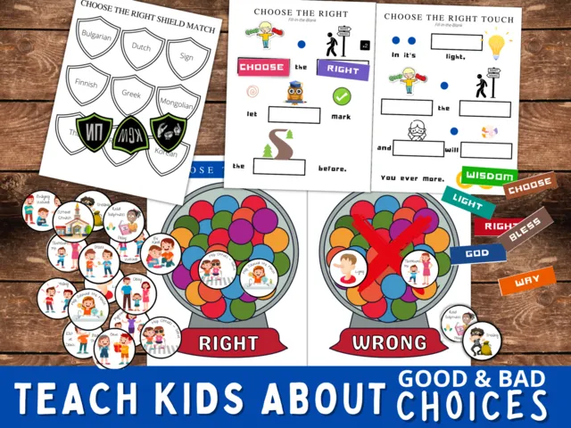 choose the right lds primary come follow me families primary songs, kids bible lesson printables