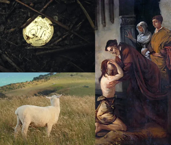 parable of lost sheep, parable of lost silver, prodigal son