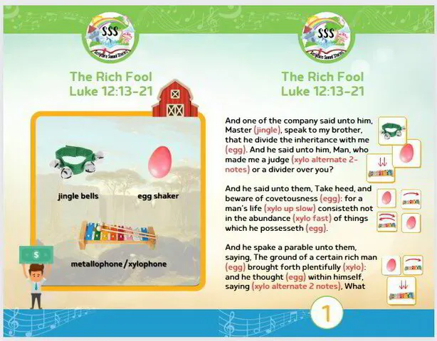 parable of the rich fool read-aloud interactive bible story video for kids