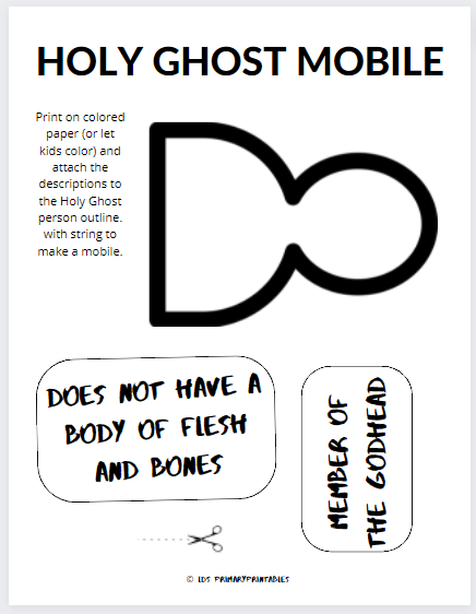 Holy Ghost, Holy Spirit Lesson Ideas & Resources for Kids