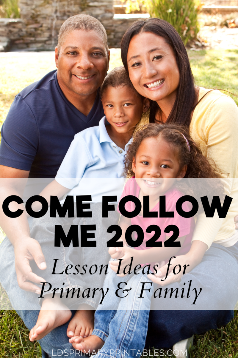 Come Follow Me 2022 Old Testament Lesson Activities And Printables