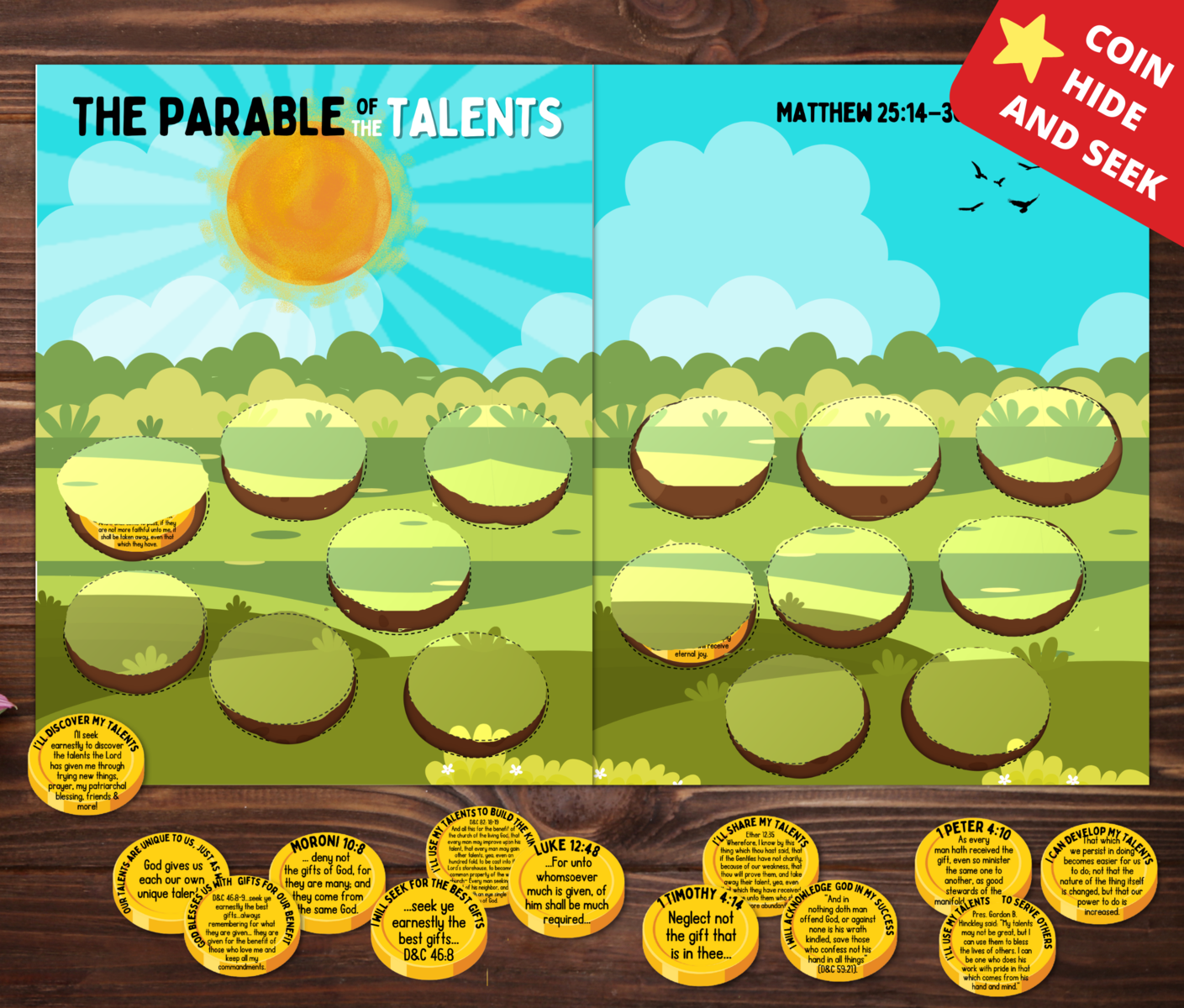 Parable of the Talents Bible Parable Lessons & Activities for Kids